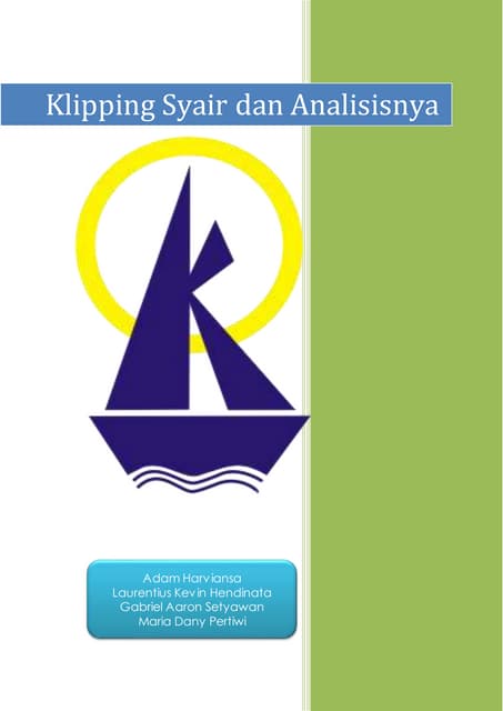 Gratis Unduh Gambar Tugas Kelompok Contoh Masing Masing Syair Dan Analisisnya Terupdate oleh Cikimm.com