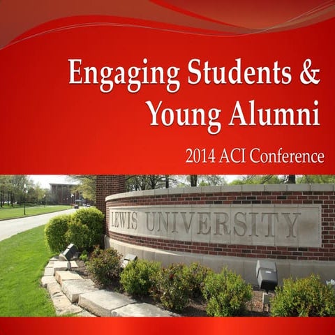 Strategic Student & Young Alumni Engagement