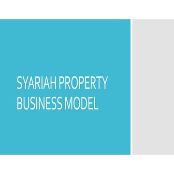 Syariah Property Brief Explanation Pptx