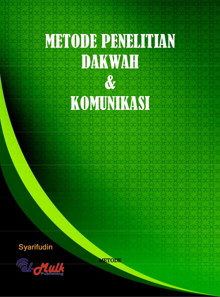 Syarifudin Metode Penelitian Komunikasi 2