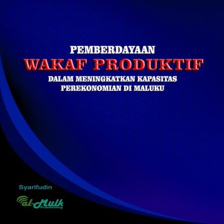 Syarifudin, pemberdayaan  wakaf produktif, 3 mei 2014