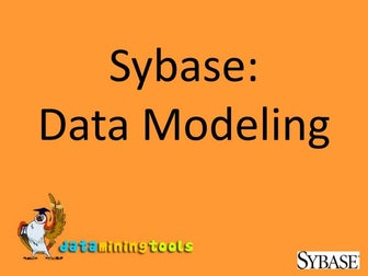 Sybase: Power Designer