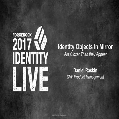 Identity Live Sydney 2017 - Daniel Raskin