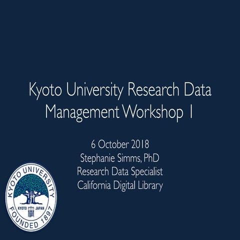 Support Your Data, Kyoto University