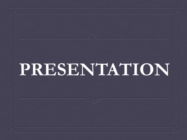 Sm presentation