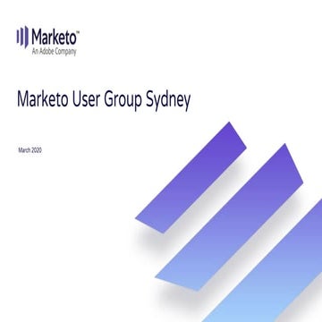 Sydney MUG March 2020