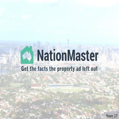 NationMaster / Microburbs Pitch for SydStart 2015