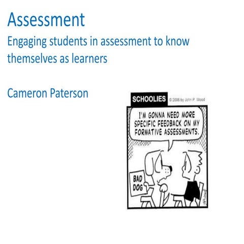 Sydney Uni Assessment lecture 2018