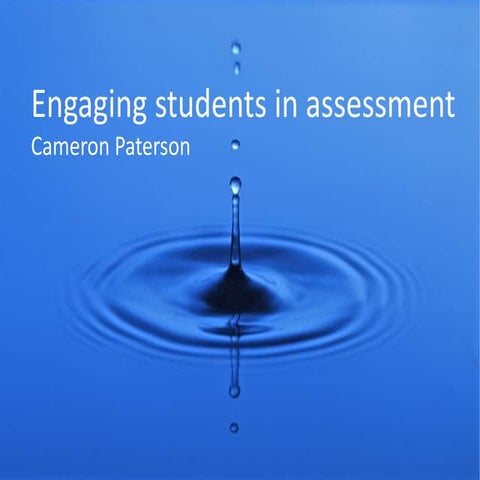 Syd Uni Assessment Lecture 2020