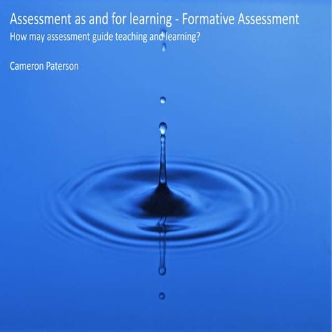 Formative Assessment