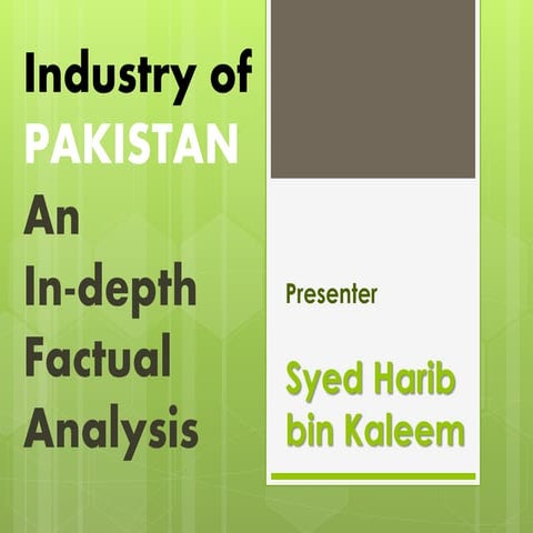 Industry of Pakistan 