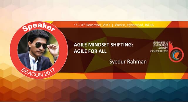 Agile Mindset Shifting: Agile For All