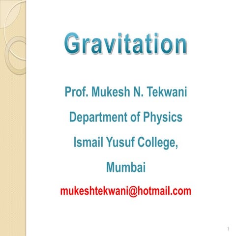 Syjc chap2-gravitation