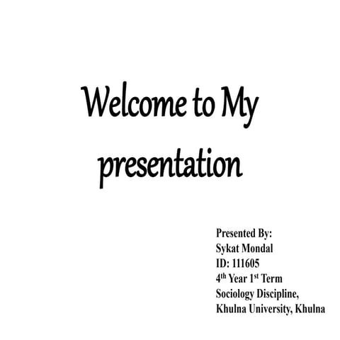 Development of Stater Nation, Sykat Mondal