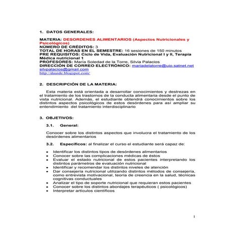 Sylabus desordenes alimentarios 2012
