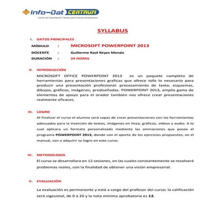 Sylabus para el alumno - Microsoft PowerPoint - Lun-Mie-Vie