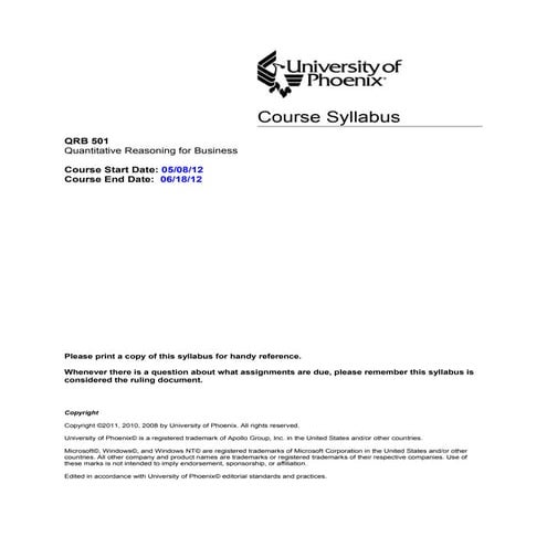 Syllabus