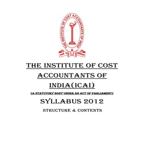 Syllabus 2012-content