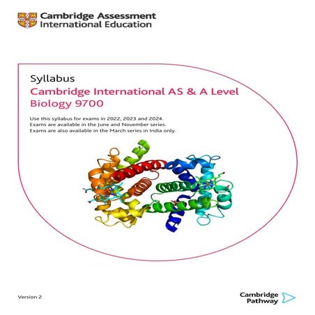 IGCSE Biology (0610) 2026-2028 syllabus. | PDF