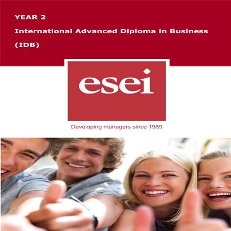 Syllabus  International  Advanced   Diploma In  Business