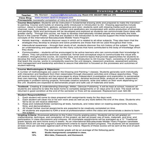 Syllabus dp1 myp-fall2010