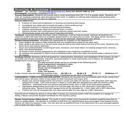 Syllabus dp3 fall2010