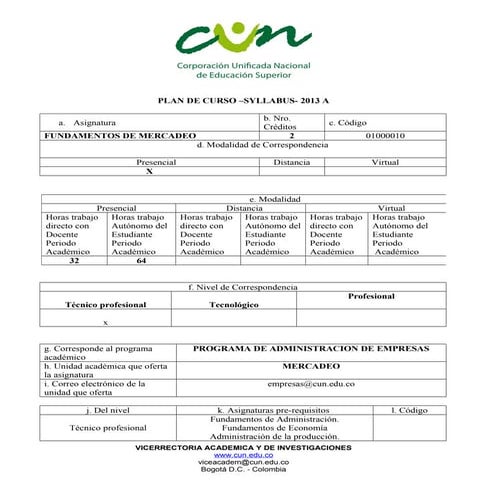 Syllabus  fundamentos de mercadeo (2)