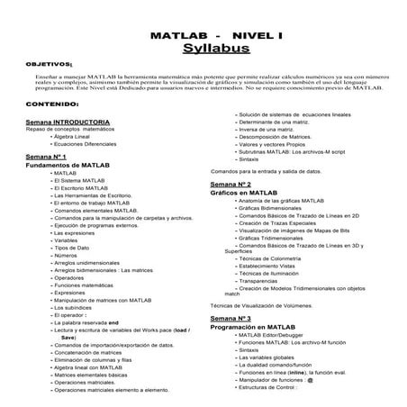 Syllabus matlab i 