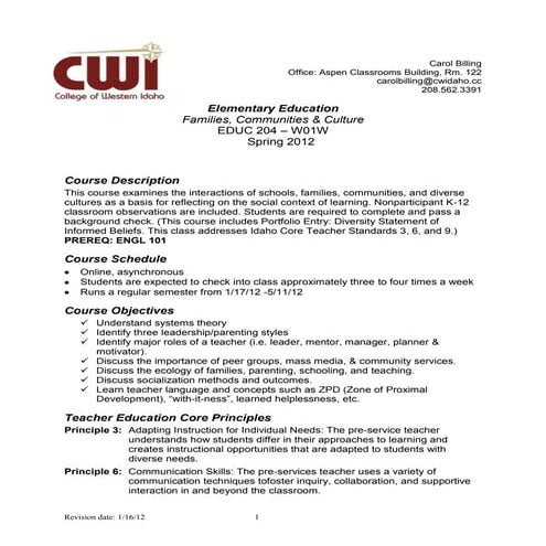 Syllabus SP12 EDUC 204