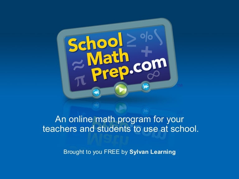 Sylvan Math Prep for Schools