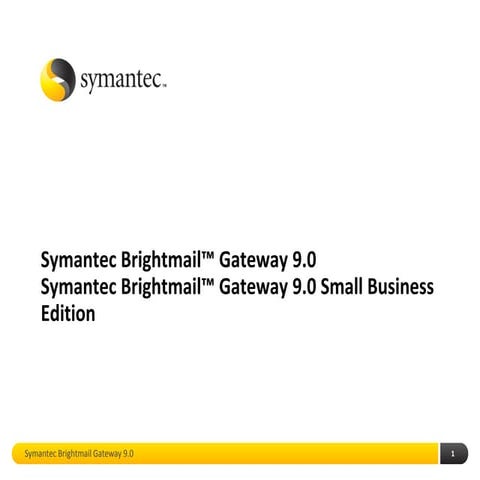 Symantec Brightmail Gateway 9