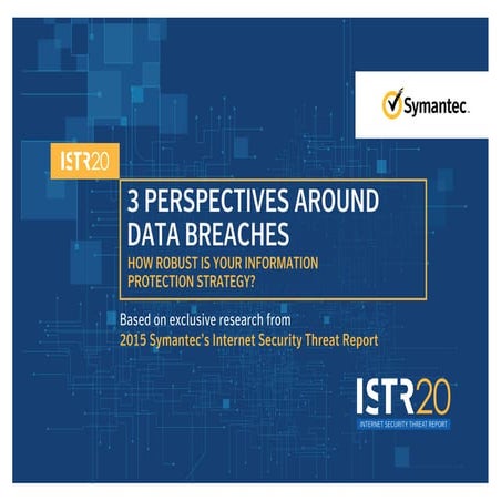 3 Perspectives Around Data Breaches | PPT