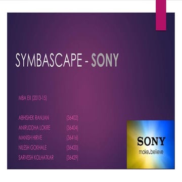Symbascape sony