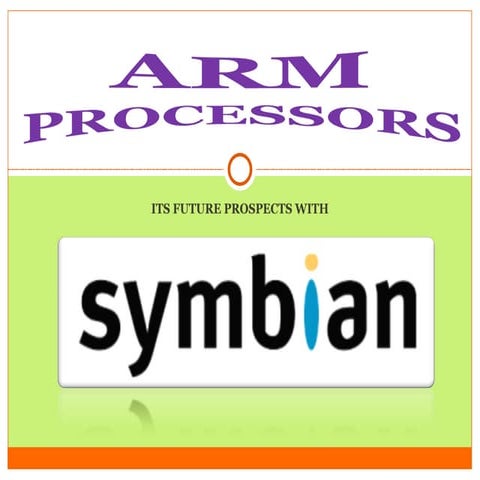 Symbian OS With ARM Processor