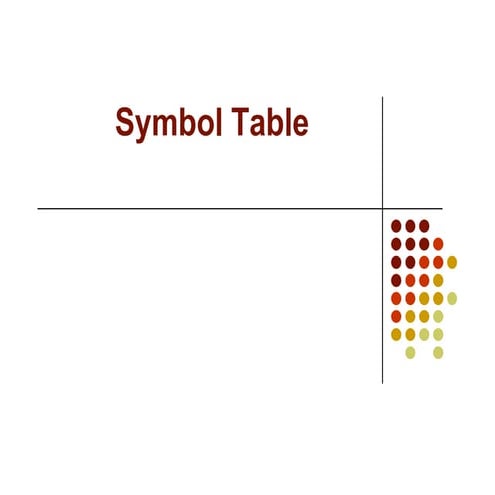 Symbol-Table concept in compiler design pdf for reference