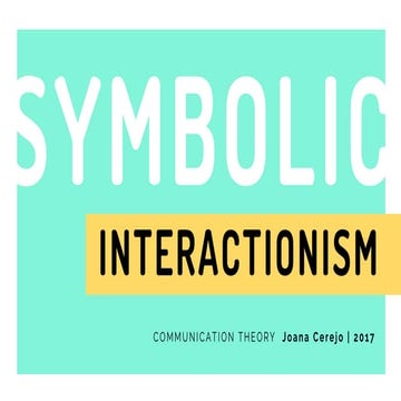 symbolic interactionism theory