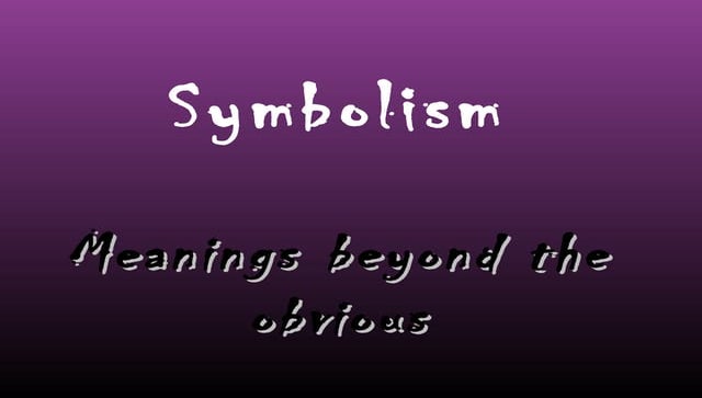 Symbolism Examples