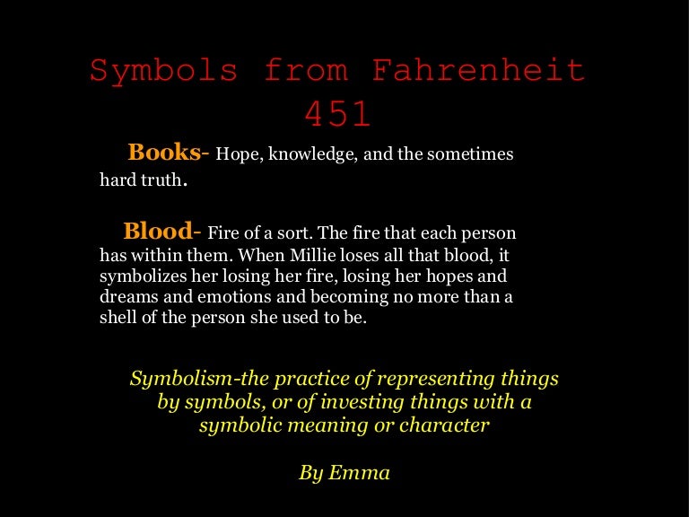 Symbols From Fahrenheit 451