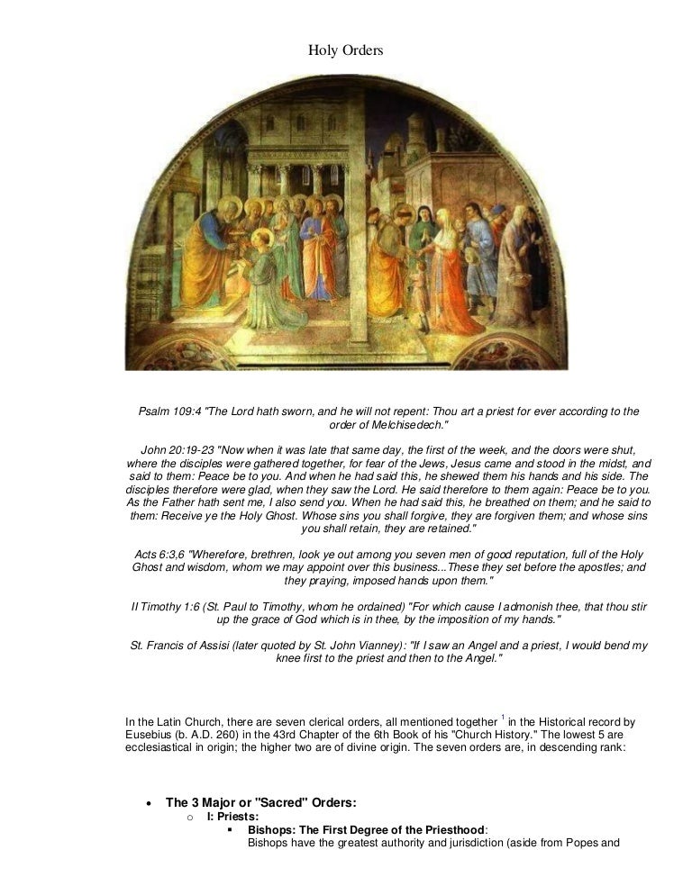 Download Sacrament Of Holy Orders Meaning Pictures