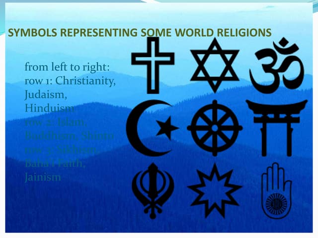 MAJOR WORLD RELIGIONS' SYMBOLS | PPTX