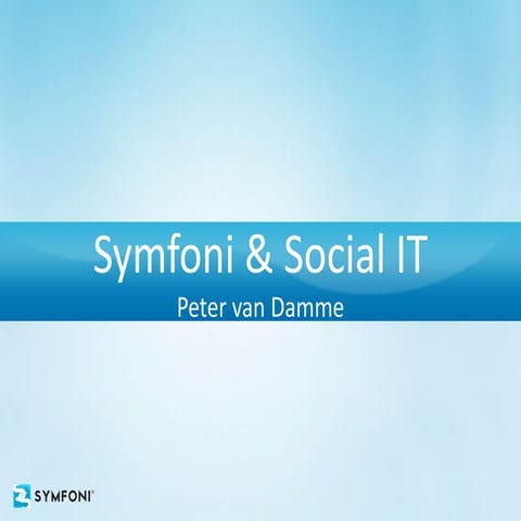 Symfoni Itsmf Social IT 251012