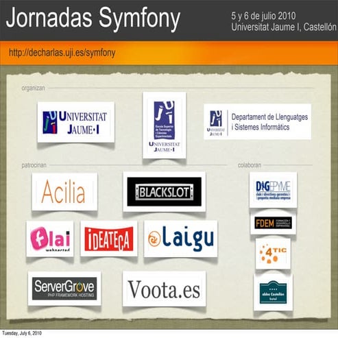 Symfony plugins - decharlas
