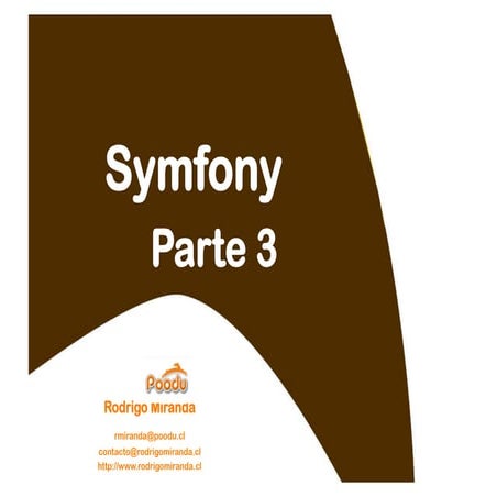 Symfony Parte 3