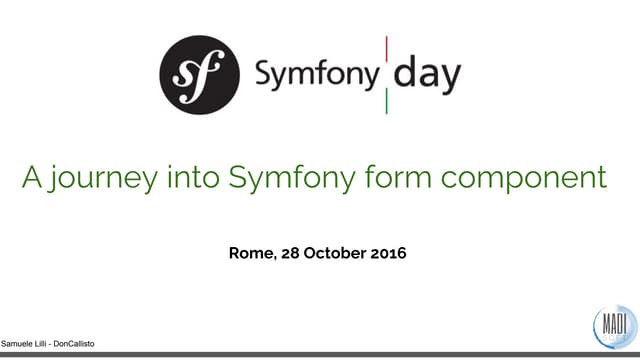 Symfony day 2016