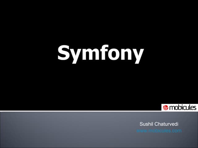 Introduction To Symfony