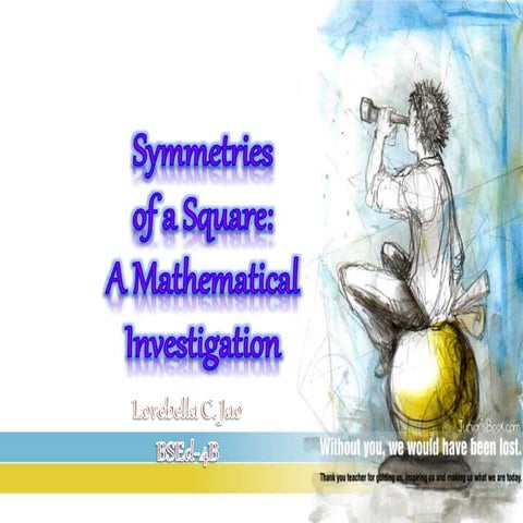 Symmetries of a square