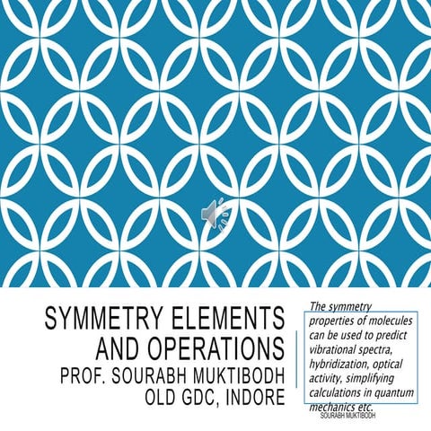 Symmetry Elements and Operations  ppt