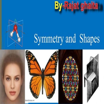 Symmetry and its shapes (I.R and raman activaty)