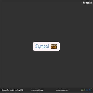 Sympal - The Flexible Symfony Cms