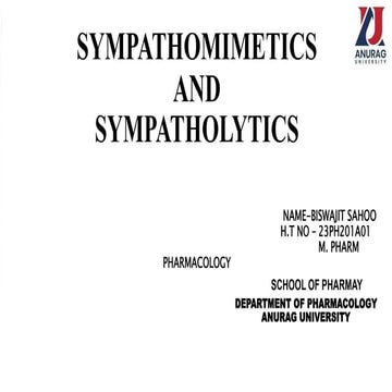 Direct, Indirect and mixed acting Sympathomimetic agents | PDF